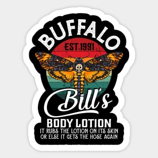 Vintage Buffalo Movie Look Fan Design Sticker